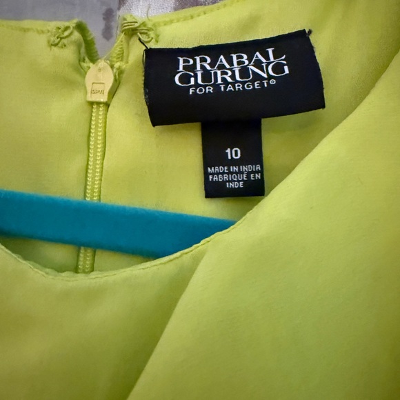 Prabal Gurung Vibrant Green Ruffle Dress - Picture 3 of 3